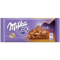 Milka Triple Caramel 90 грамм