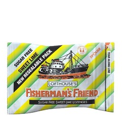 Мятные леденцы Fisherman's Friend со вкусом лайма 25 грамм