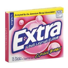 Wrigley's Extra Classic Bubble