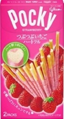 Печенье Pocky Pebbly Палочки с клубникой 55 гр