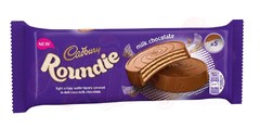 Вафли в молочном шоколаде Cadbury Roundies Milk Chocolate Wafer 150 грамм