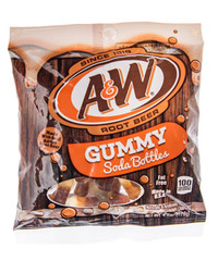 Мармелад A&W Root Beer Soda Bottle Gummies 128 грамм