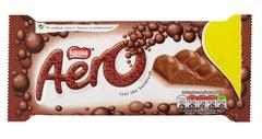 Молочный пористый шоколад Nestle Aero Milk Block 100 грамм