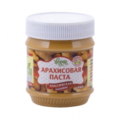 Арахисовая паста Азбука Продуктов Классическая кремовая 340 гр