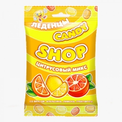 Карамель леденцовая "CANDYSHOP" ЦИТРУСОВЫЙ МИКС 80 грамм