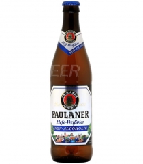 Пиво Paulaner Вайссбир светлое нефильтр. б/а стекло 500 мл